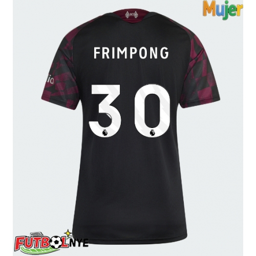 Camiseta Liverpool Jeremie Frimpong #30 Tercera Equipación para mujer 2026-27 manga corta